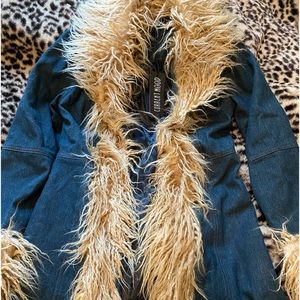 *SOLD* Current Mood Never Growing Up Denim Coat